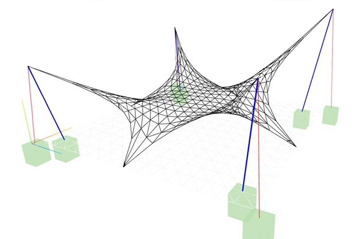 Zelt Formfinding